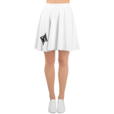 Crest Sk8r Girl Skirt - Wht/Blk