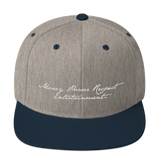 Money Power Respect Entertainment - Handwriting - Snapback