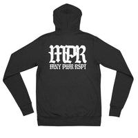 MNY PWR RSPT Unisex Zip Hoodie